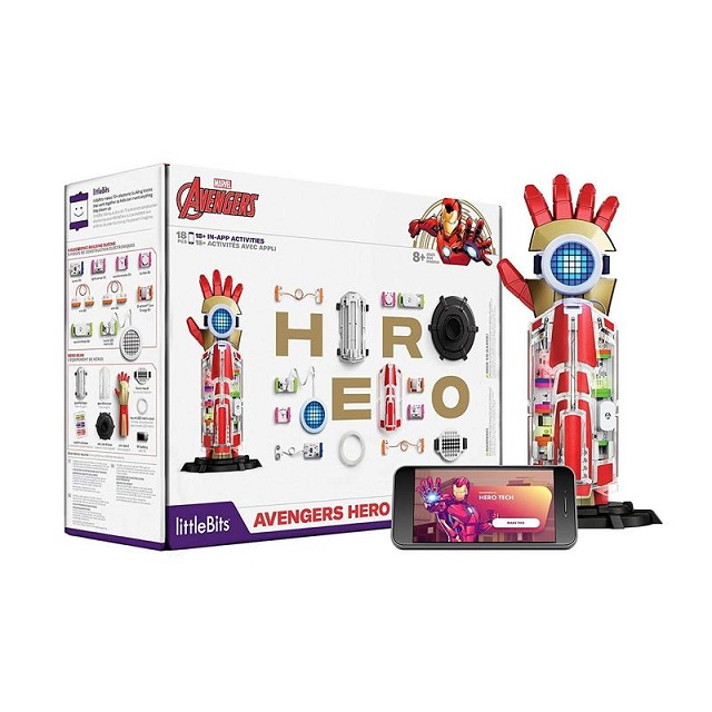 LittleBits Avengers Hero Inventor Kit 漫威 鋼鐵人聲光手套組