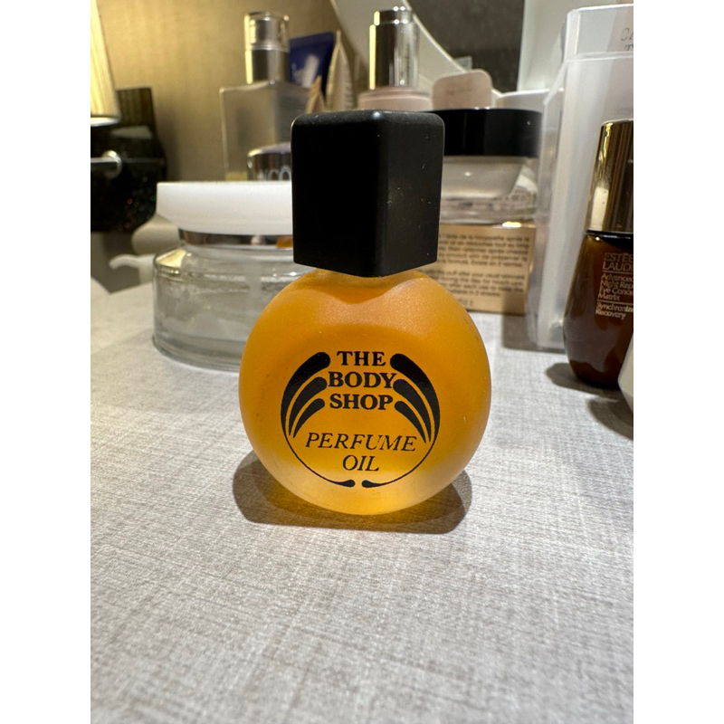 The Body Shop ANANYA 美體小舖香水油  磨砂瓶黑蓋,如照片約15ml