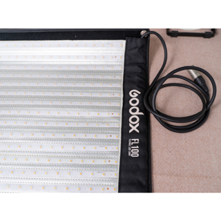 Godox神牛FL100捲布柔性led攝影燈(93.75W)+柔光箱FL-SF4060