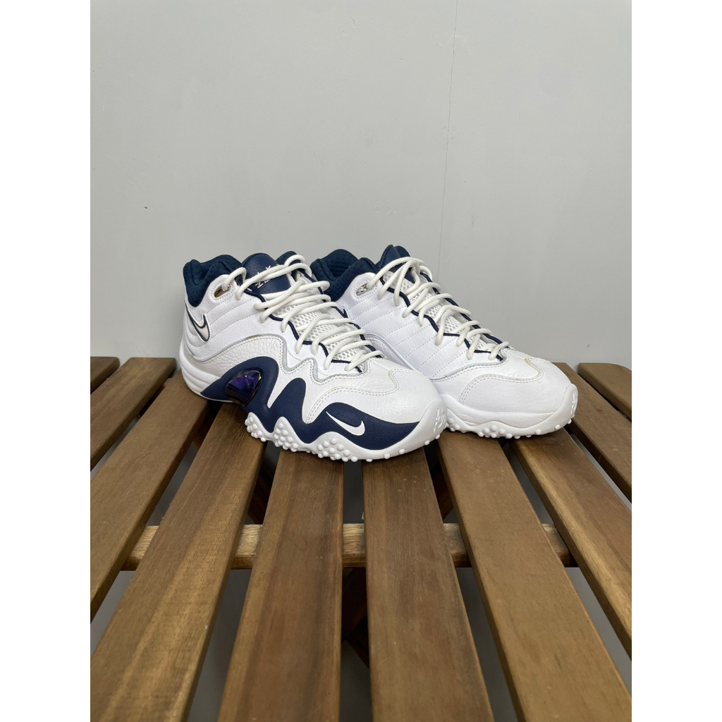 【TACKSTHGOOD】Nike  Zoom Uptempo V Premium 白藍 籃球鞋