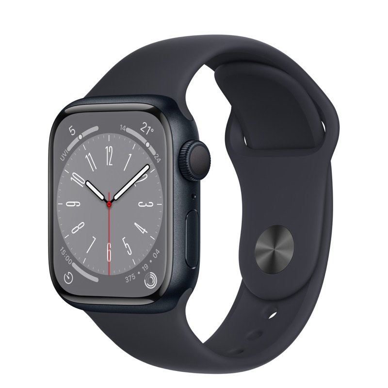 【全新Apple Watch】Series8 GPS 45mm｜午夜色鋁金屬錶殼