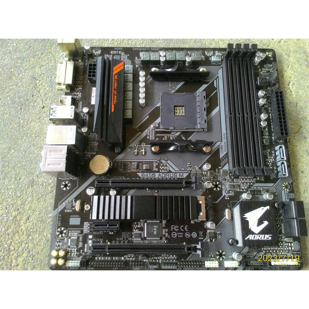 技嘉 GIGABYTE B450 AORUS M LGA AM4主機板 良品