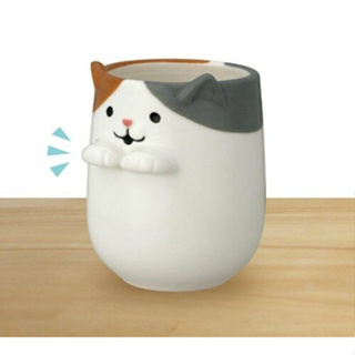 💖啾啾💖現貨 日本 DECOLE 三花貓 湯吞 茶杯 陶瓷杯 貓咪杯子 馬克杯 貓貓 喵喵