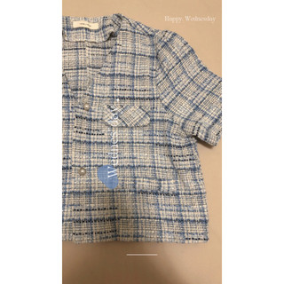 小香風短袖外套 #小香風#丹寧風