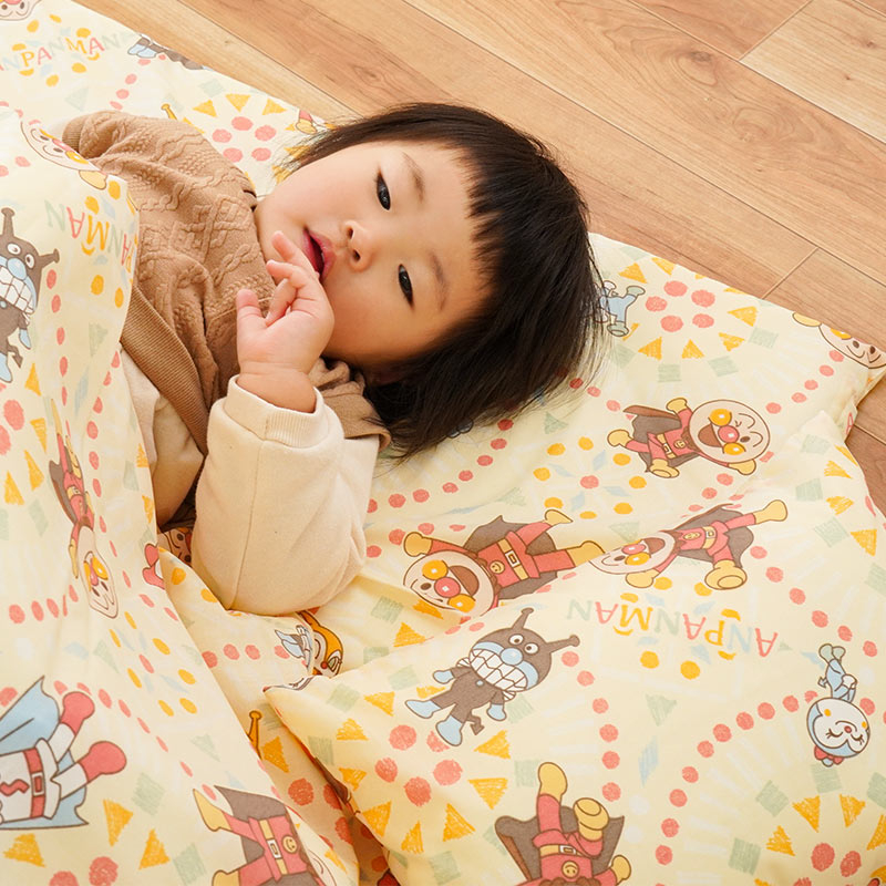 ﹝現貨﹞2023 可機洗 日本購回 正版 東京西川 麵包超人 睡袋 幼兒園必備 床墊 睡袋 7件組 睡墊 兒童睡袋
