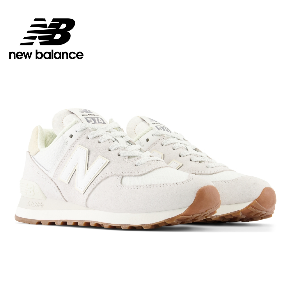 【New Balance】 NB 復古運動鞋_女性_米杏色_WL574NO2-B楦 574 (蝦皮獨家款)