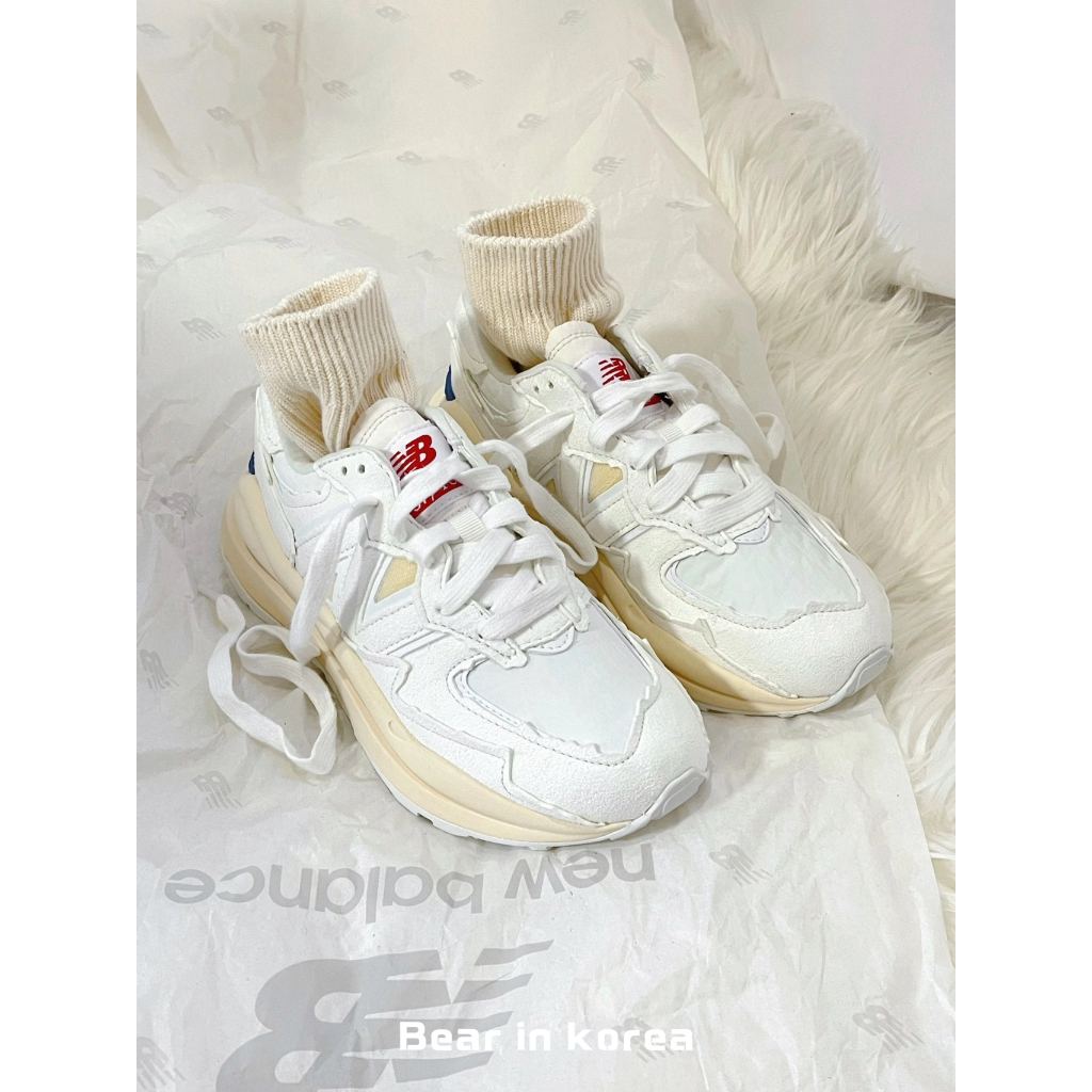 NEW BALANCE 57/40 5740 海鹽白 刀割 破壞 作舊 復古 老爹鞋 M5740DMP