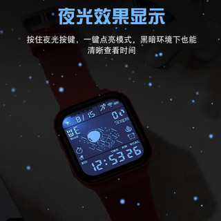 台灣現貨💥 三達/sanda 計步卡路里電子錶戶外運動防水太空人系列青少年學生手錶 運動手錶 學生手錶 學生錶 電子錶