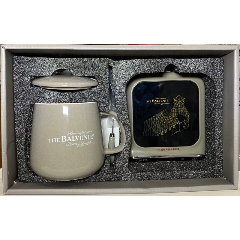 🌟全新 百富保溫杯墊組禮盒（⭕️含陶瓷杯、小湯匙、陶瓷杯蓋、USB充電線）/ 咖啡杯