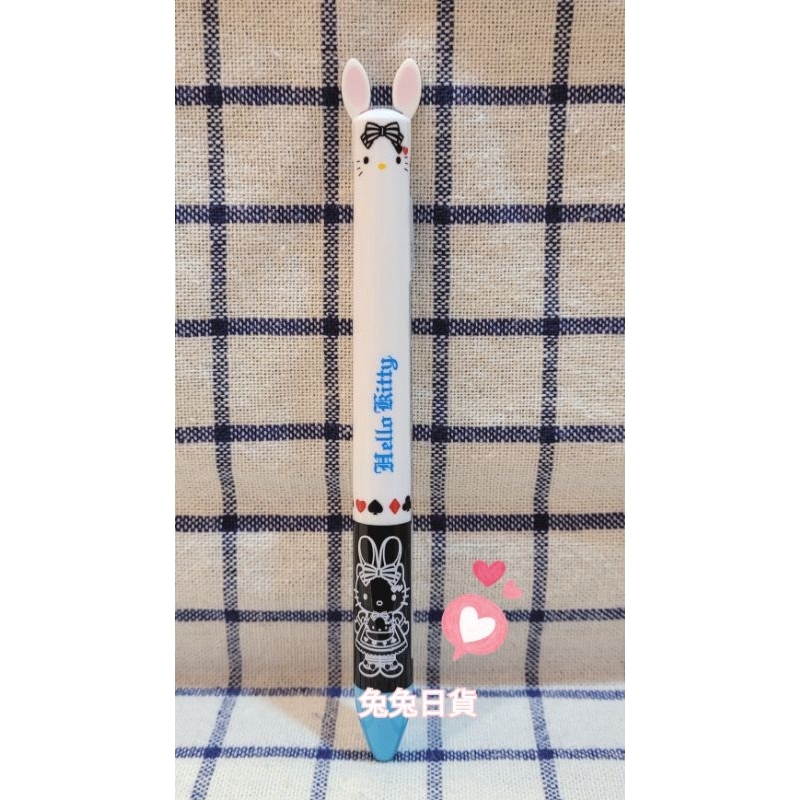 免運❤️兔兔日貨❤️日本製 hello kitty 筆 原子筆 雙色筆 2色筆 自動筆 黑筆 紅筆 多色筆 好寫筆 絕版