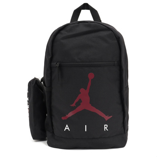 Nike 後背包 雙肩包 書包 包包 Jordan Backpack 附筆袋 喬丹 黑紅 FJ6775010