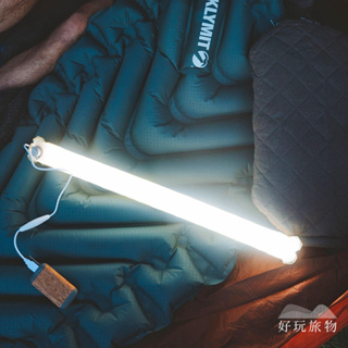 【好玩旅物】戶外超輕量充氣式磁吸LED露營燈(附收納袋) 登山野營防水照明燈 帳篷吊掛燈 USB充電