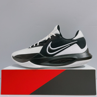 NIKE PRECISION VI 男女款 黑白色 舒適 透氣 運動 籃球鞋 DD9535-007