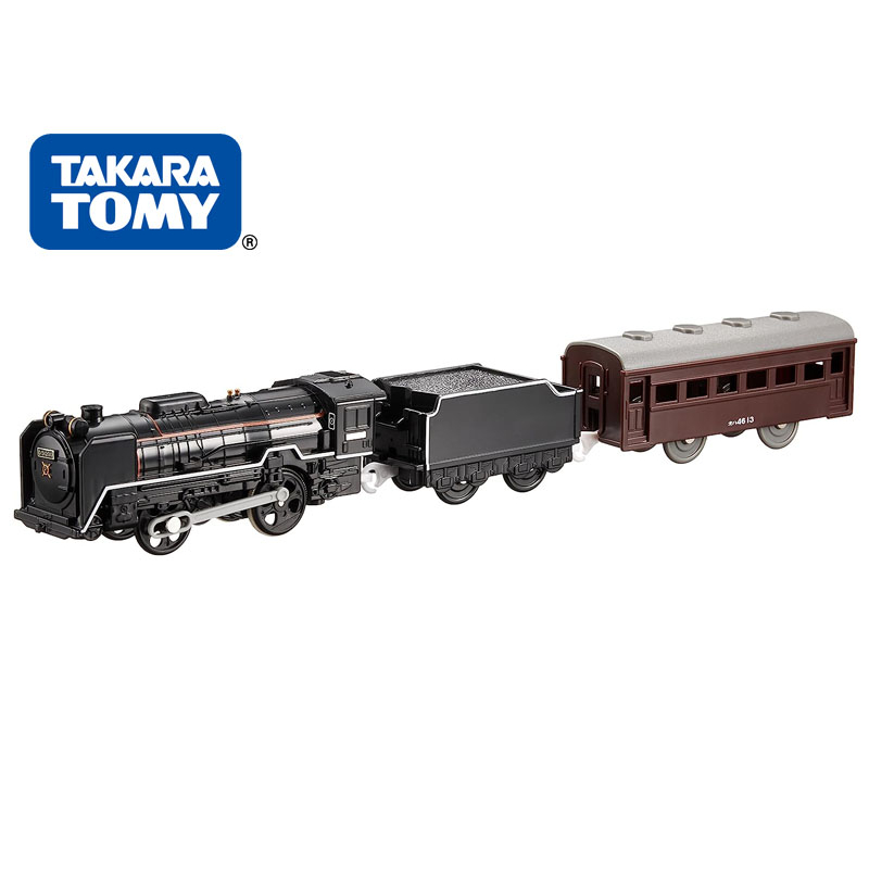 日本-TAKARA TOMY PLARAIL 多美 鐵道王國 蒸汽火車 S-28 D51 200號機蒸汽機車