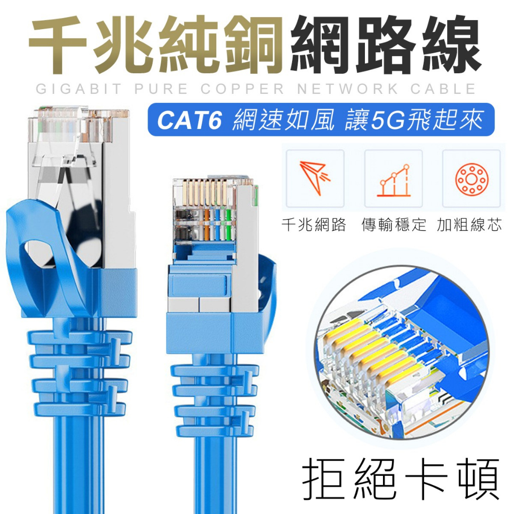 無氧純銅 Cat6 30米 千兆網路線 網路線 1000m 網路線 cat6網路線 分享器 集線器 無線分享器 網路線