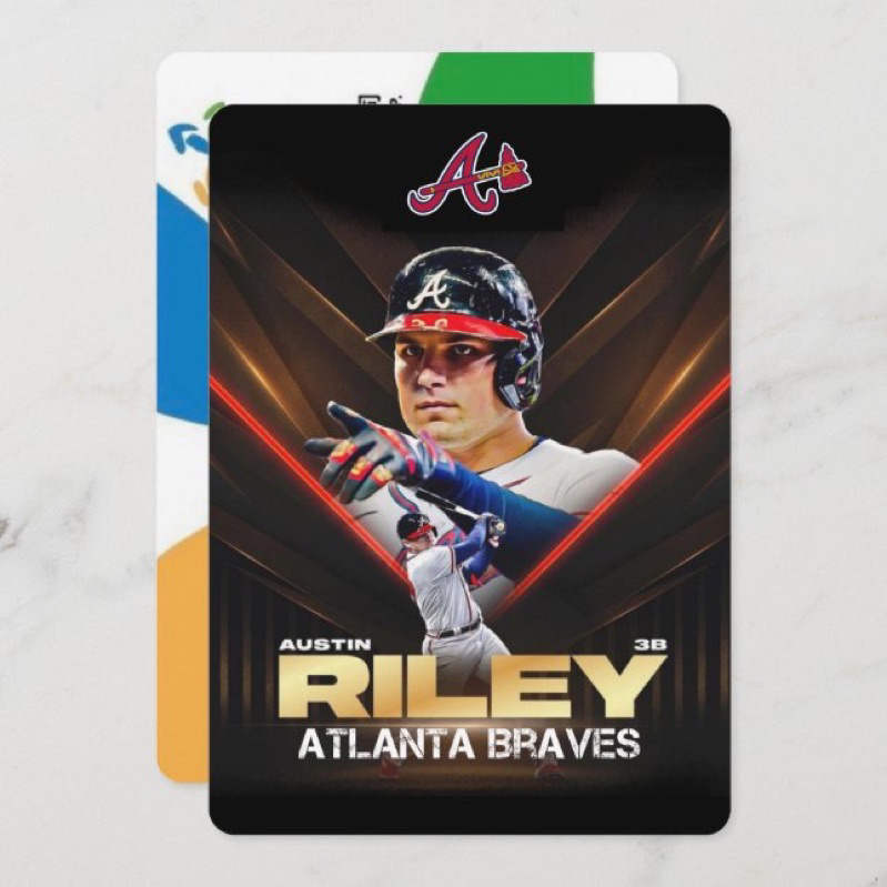 Austin Riley 勇士隊 MLB球星悠遊卡E (實體悠遊卡,非貼紙) Atlanta Braves