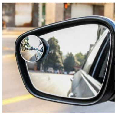👑 倒車鏡👑機車 汽車 後照鏡 小圓鏡 倒車鏡 輔助鏡 廣角鏡 可調角度 一對2個