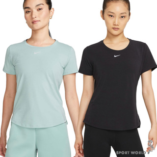 Nike 女裝 短袖上衣 排汗 綠/黑【運動世界】DD0619-309/DD0619-010