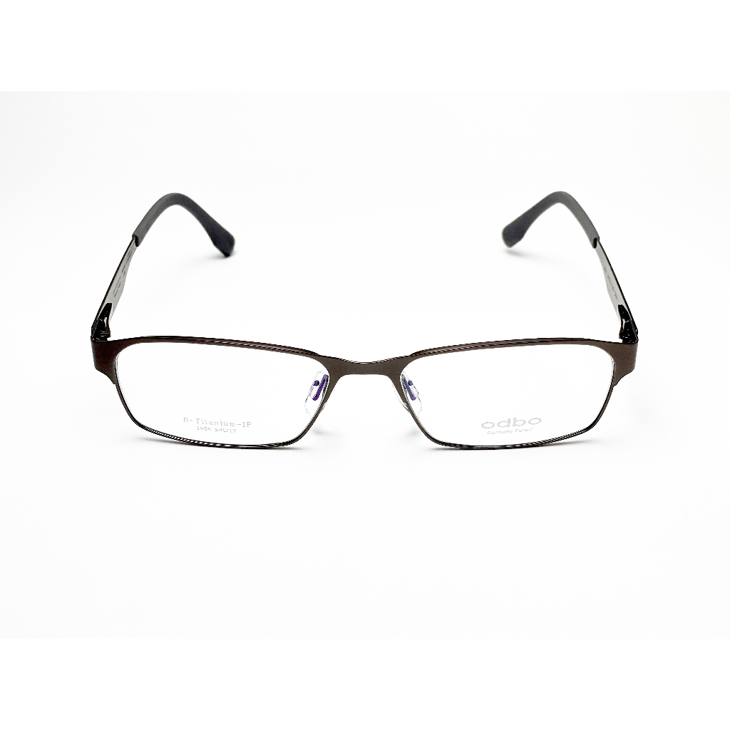 【全新特價】odbo 鈦金屬光學眼鏡鏡框 1805 C2GD 亮槍色 輕量化無螺絲設計