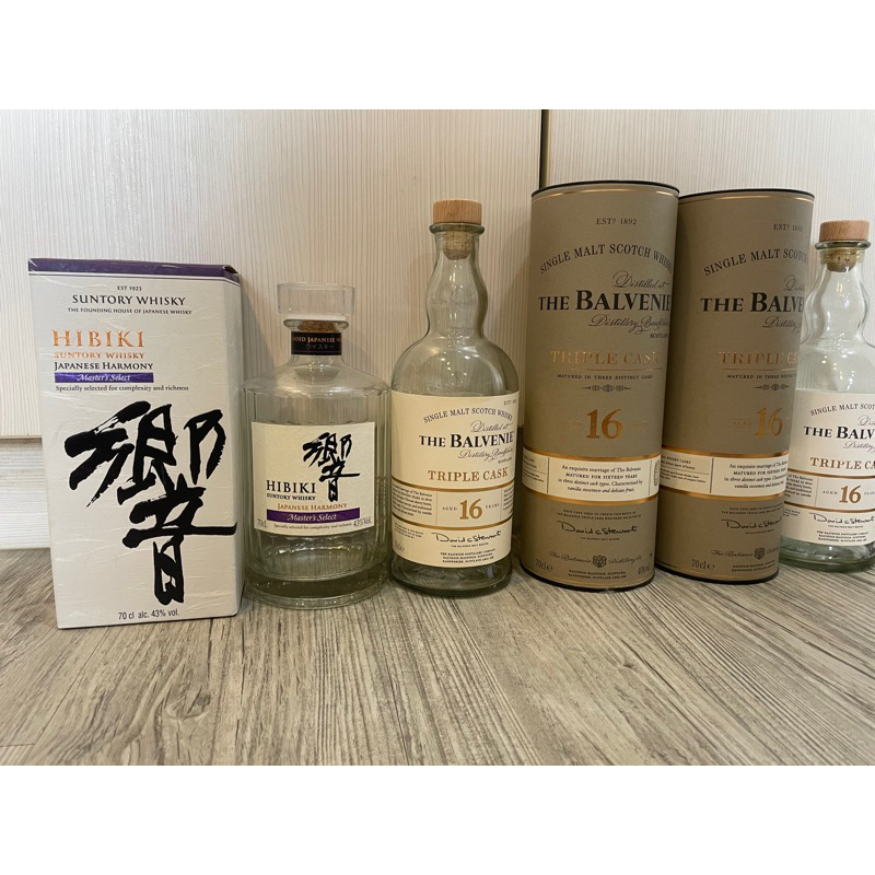 響 hibiki suntory whisky Japanese harmony 威士忌 空瓶