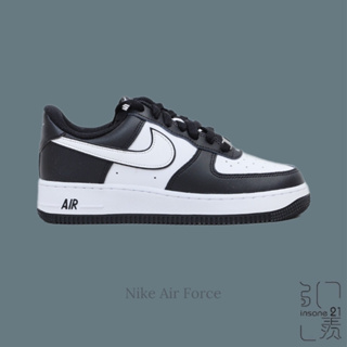 NIKE AIR FORCE 1 LOW 白黑熊貓 休閒 男女 DV0788-001【Insane-21】