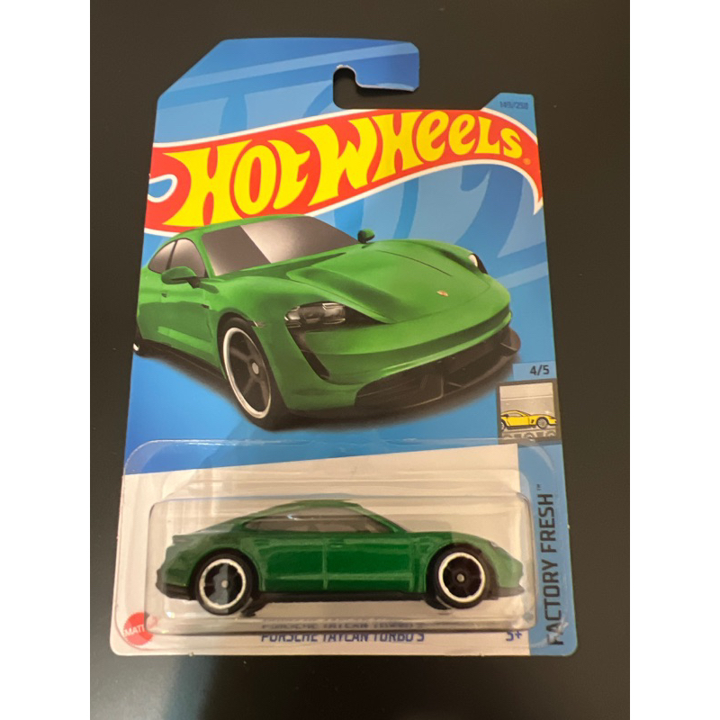 Hot wheels Porsche Taycan Turbo S 風火輪 保時捷 電動車 綠色