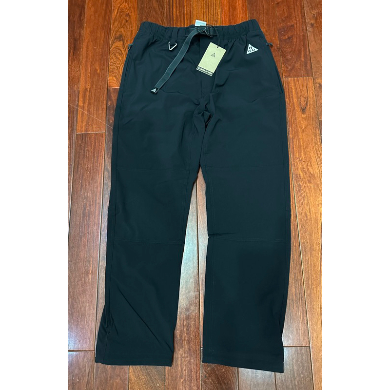 特價NIKE ACG Trail Pant 黑色 修身 直筒 褲管鬆緊繩 工裝褲 休閒褲 DR4792-010