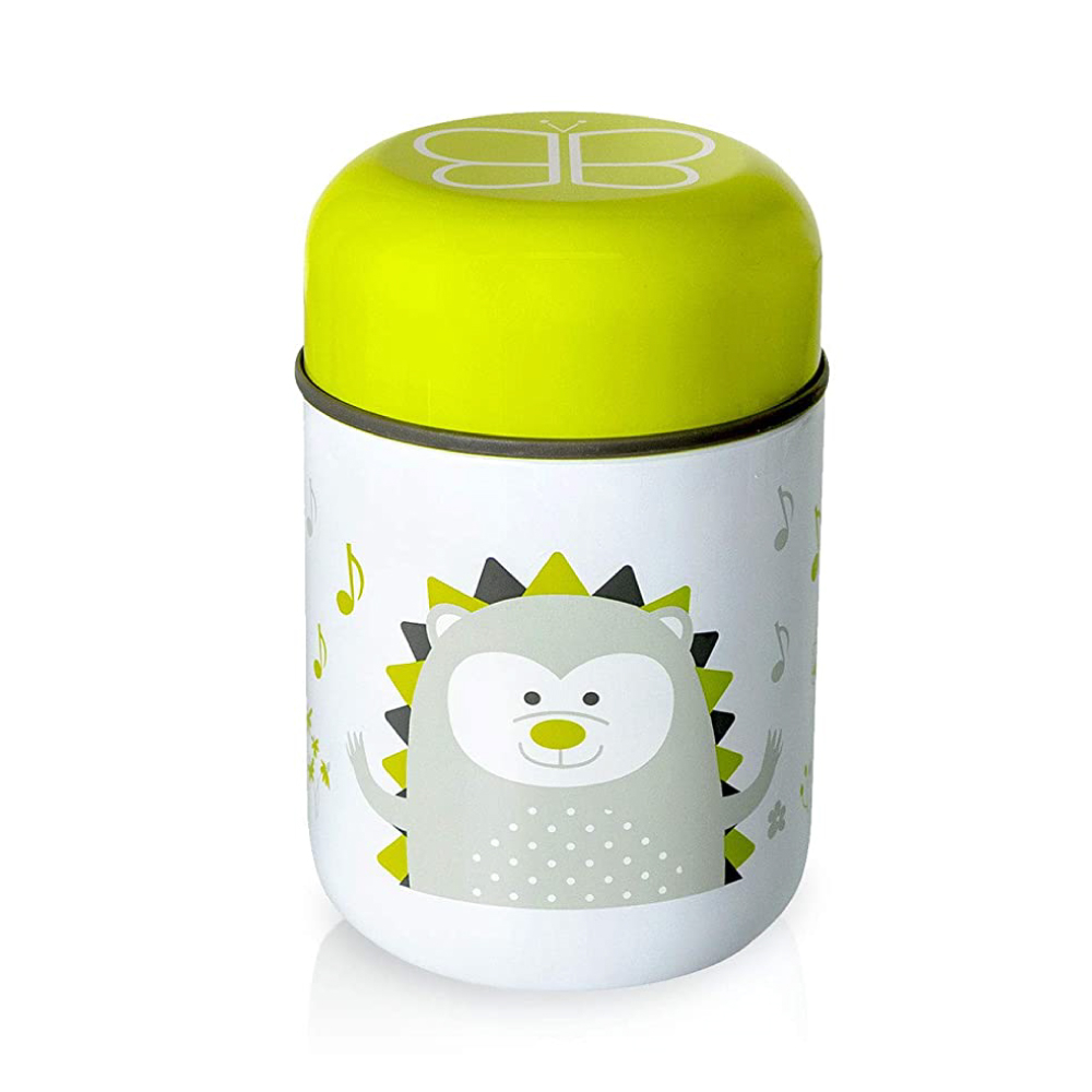 【馨力陽】加拿大bbluv-【bbluv】不鏽鋼食物保溫罐 (附折疊湯匙), 頑皮刺蝟