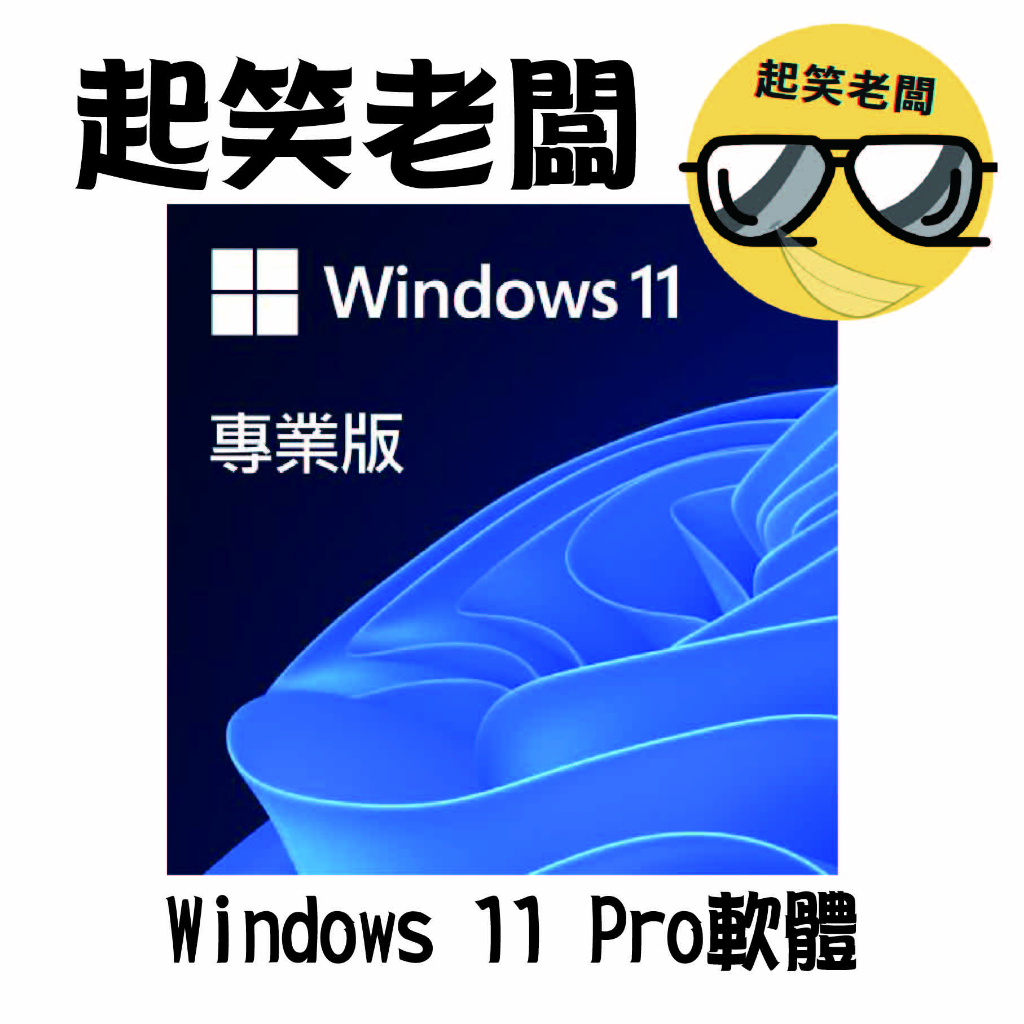 【全新含稅】微軟 Windows 11 Pro 專業中文隨機版 Win11 Pro 作業系統 家用版