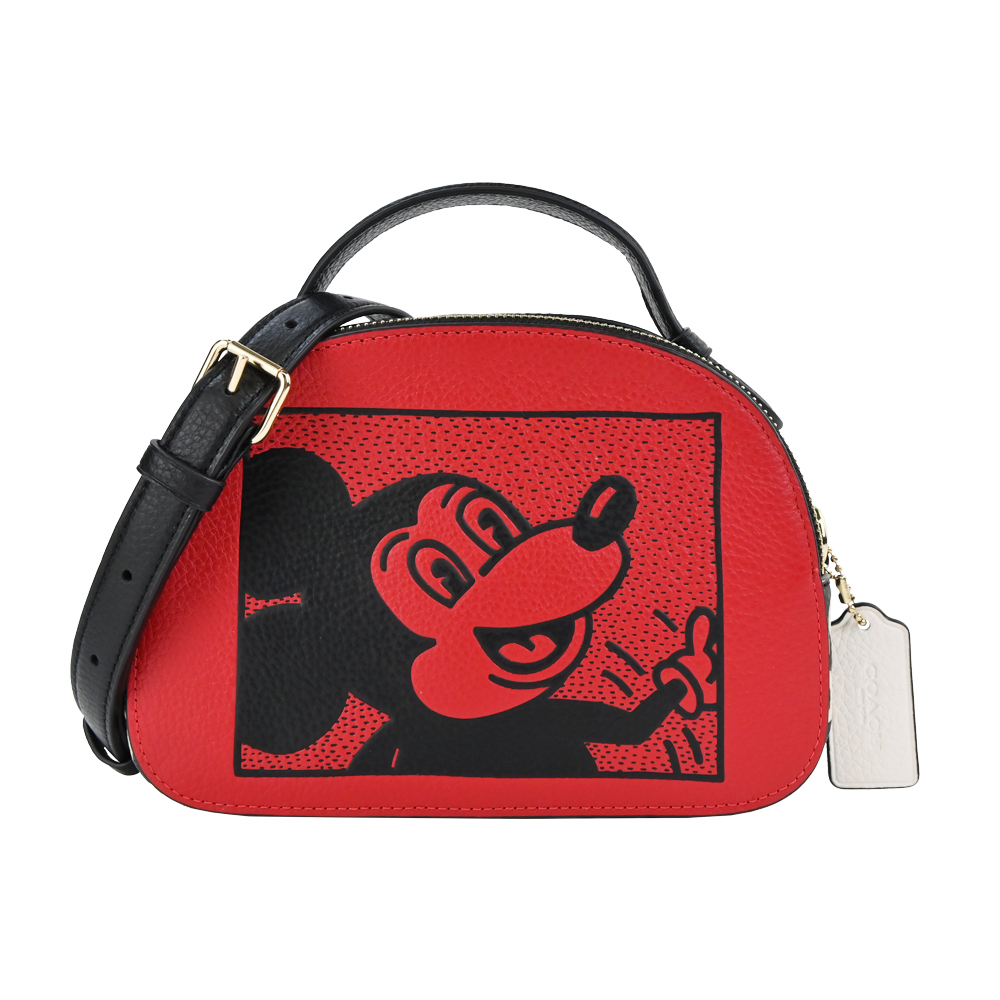 COACH Disney Mickey Mouse X Keith Haring聯名款雙層兩用包｜JS Maxx官方旗艦