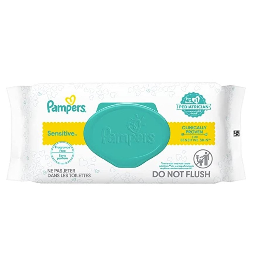 Pampers 幫寶適-濕紙巾-Aqua Pure 純水56入 敏感型有蓋- 84入 美國幫寶適濕紙巾 美幫濕巾