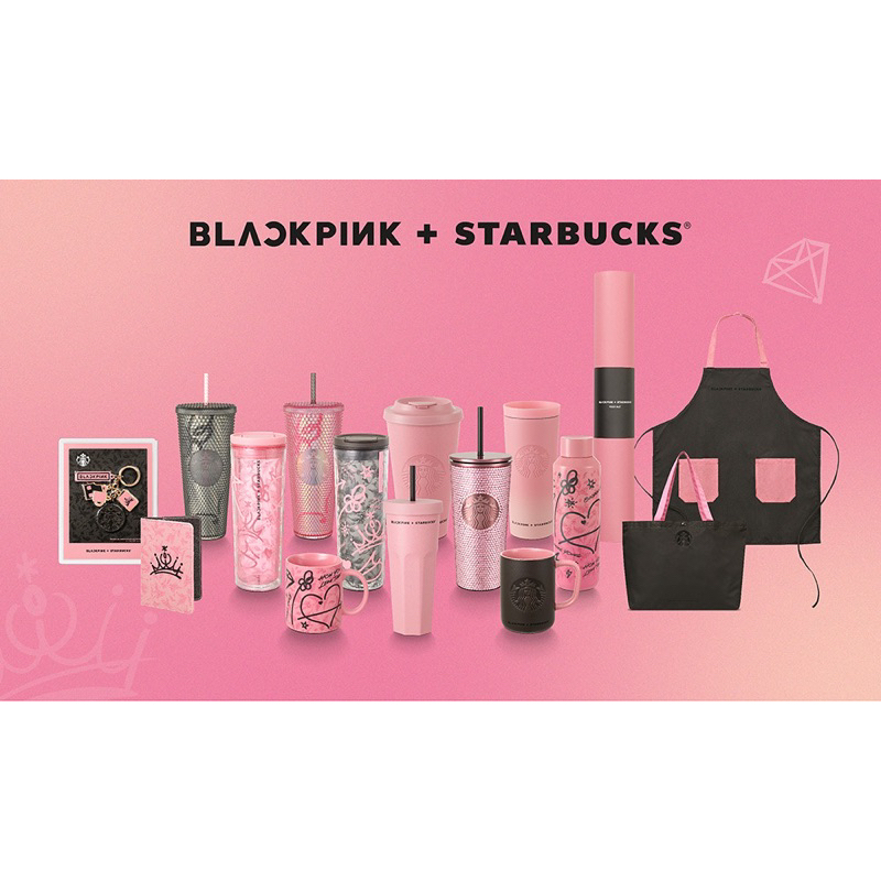 保證正貨 代購 星巴克 Starbucks x BlackPink 提袋 +附blackpink粉色紙袋 數量稀少