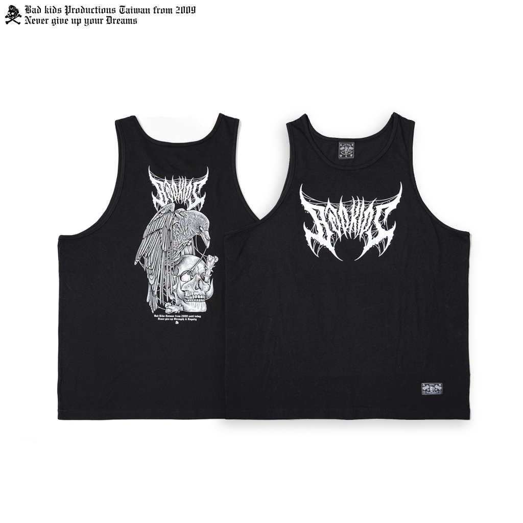 BAD KIDS 惡童 23S/S Raven skull Tank top