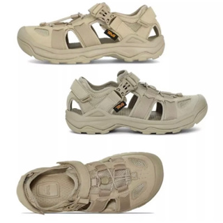 【TEVA】男 Omnium Faux Suede 護趾水陸機能涼鞋/雨鞋/水鞋-灰褐色 沙色