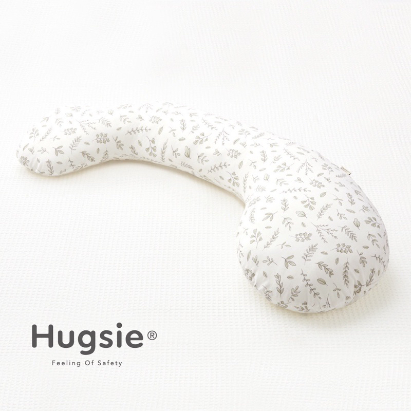 二手 Hugsie 美國棉設計款孕婦枕【舒棉款】月亮枕 哺乳枕 側睡枕