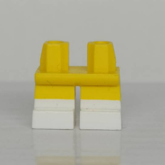 &lt;樂高人偶小舖&gt;正版樂高LEGO 短腳 人偶 小人腳 MINI LEG 黃 白 90380 配件