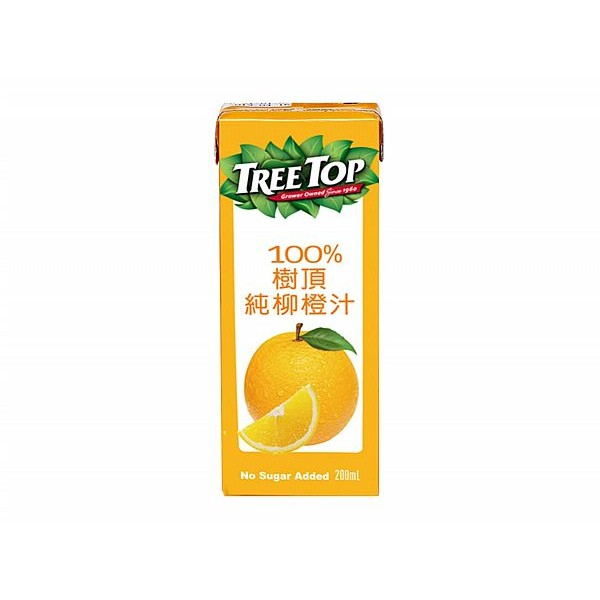 Tree Top 樹頂100%純柳橙汁(利樂包)200ml【小三美日】DS014290