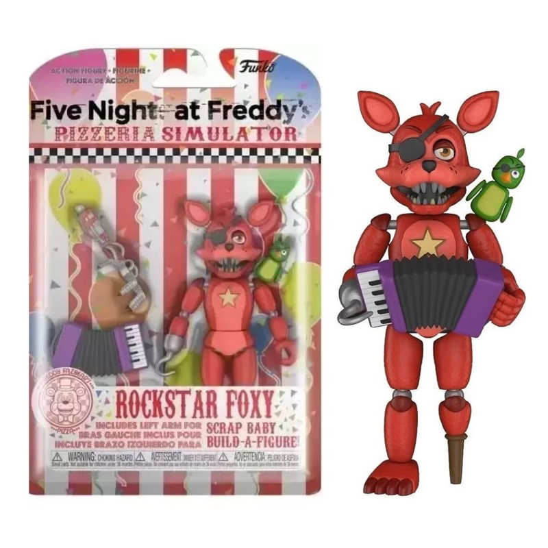 Funko Five Nights At Freddy's佛萊迪五夜驚魂 可動Rockstar Foxy公仔 FNAF