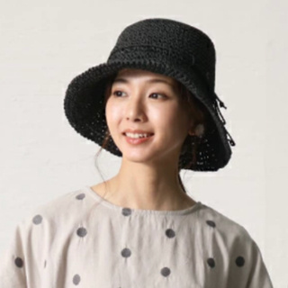 【現貨】 日本進口 手編風草帽 可折疊 遮陽帽 頭圍可調 抗UV