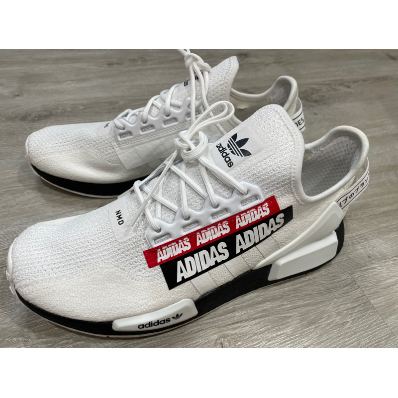 Adidas NMD R1 V2 White Black Red