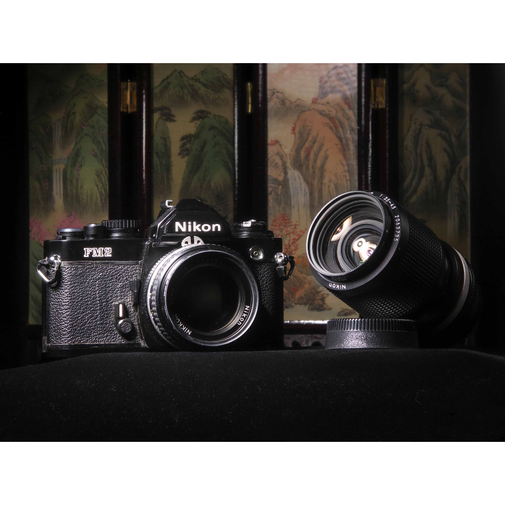【黑機兩鏡🖤】Nikon FM2 黑機 + 50mm f/2 + 35-105mm f/3.5-4.5