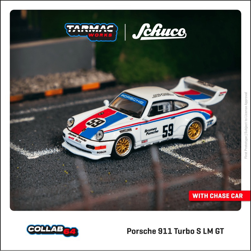 &lt;阿爾法&gt;Tarmac Works Porsche 911 Turbo S LM GT White