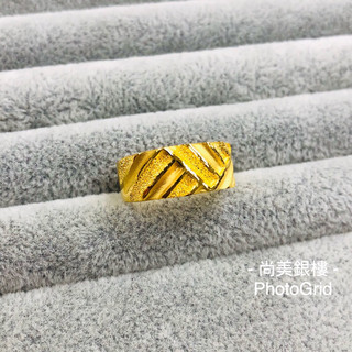 尚美銀樓 9999純金戒指 鑽紗條紋戒 2錢 2錢半 黃金 戒指 鑽紗戒指 男戒 兩錢戒指 2錢戒指 黃金戒指