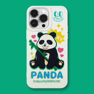 RIchBlack 手機殼💯 Panda 熊貓 手機殼適用於 15/15pro/15promax免運✅