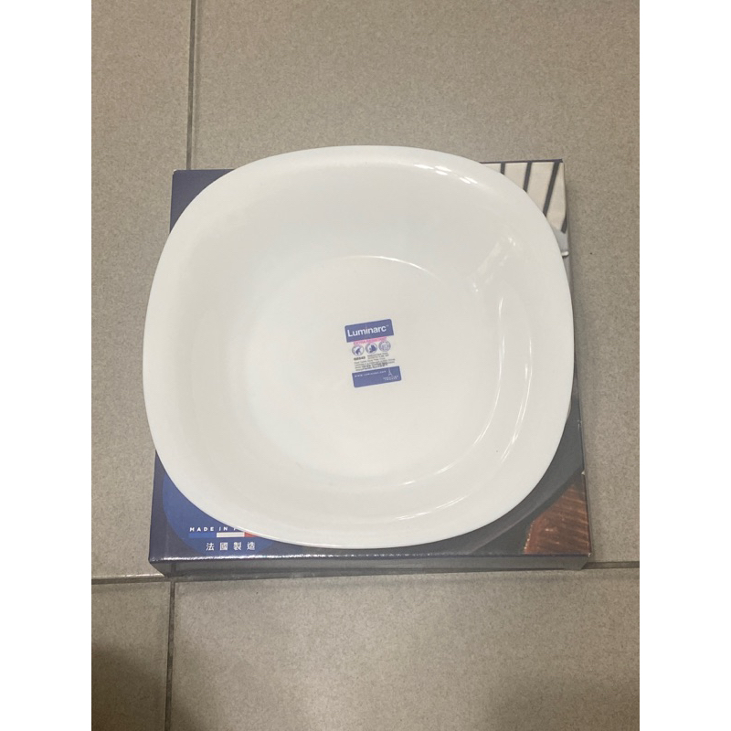 Luminarc 樂美雅強化餐盤 深盤 法國製造-寬21cm（1入/盒）