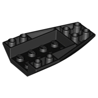 正版樂高LEGO零件(全新)- 43713 曲面反楔形磚 船頭 船底殼 黑色