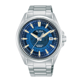ALBA 雅柏 透明面板機械腕錶 Y675-X008B (AU4029X1) 藍面SK015