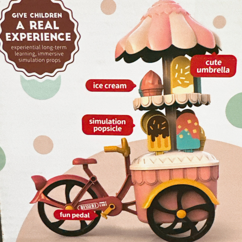 《薇妮玩具》 雪糕車 DIY冰棒車 雪糕三輪車 冰淇淋車 霜淇淋玩具 腳踏車 小朋友玩具 13-6292 安全標章合格