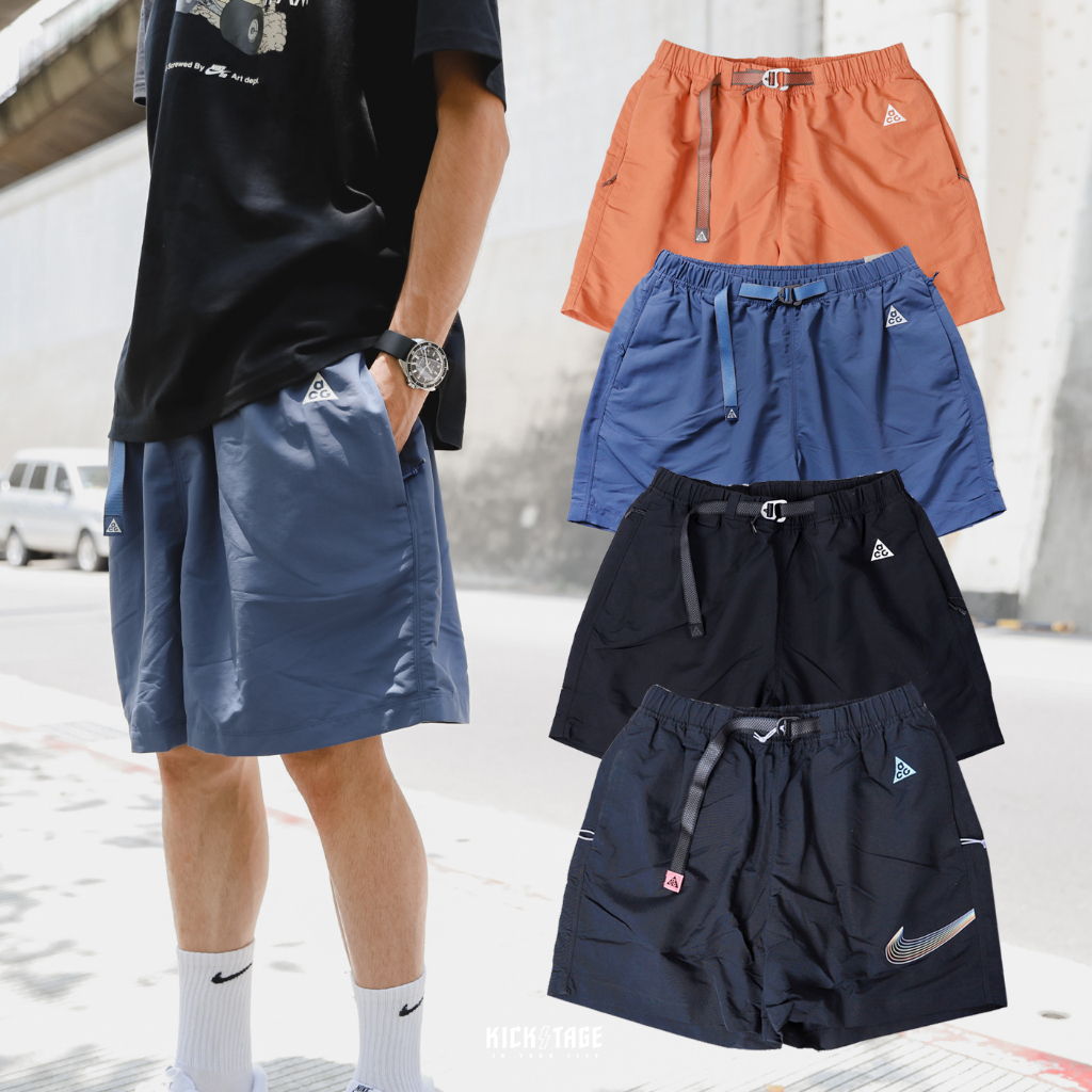 NIKE ACG SHORTS 黑色【CZ6705-014】防潑水 海灘褲 彩虹BETRUE【DJ1428-010】短褲