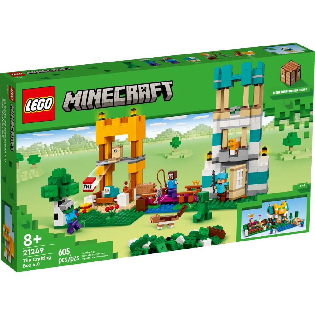 【台南樂高 益童趣】LEGO 21249 創意製作盒4.0 Minecraft® 創世神系列 麥塊